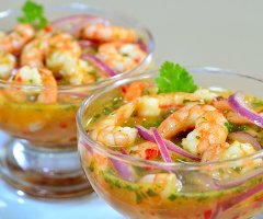 Ceviche de Camarão 