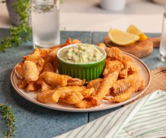 Receita de Petiscos de Tilápia com Molho de Abacate