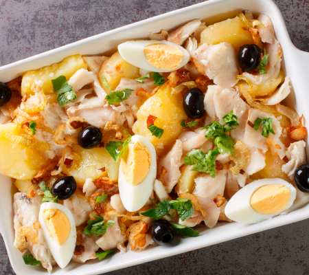 Receita de bacalhau a gomes de sá perfeita para o almoço